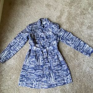 Coldwater Creek S (8) Navy and Ivory Jacket